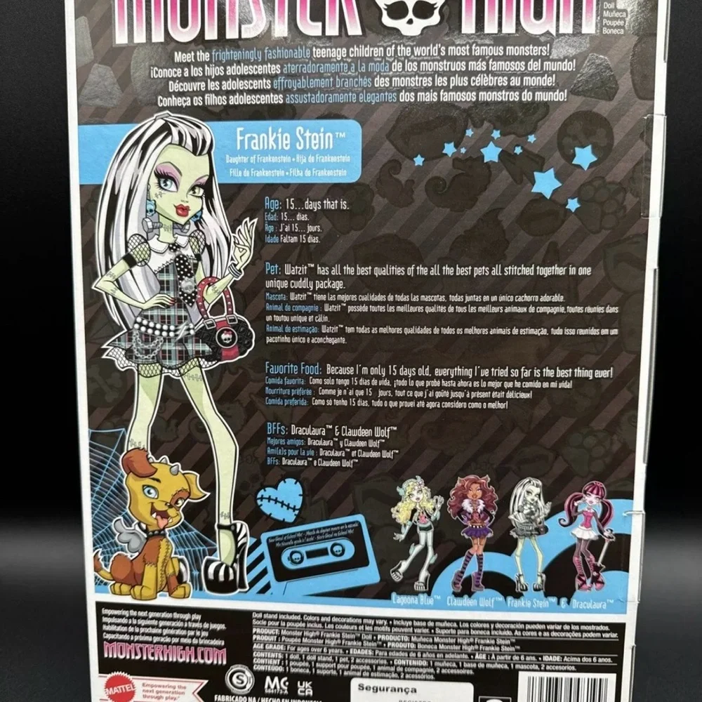 2021 Monster High Frankie Stein Boo-riginal Creeproduction Fashion Doll - Picture 2 of 7